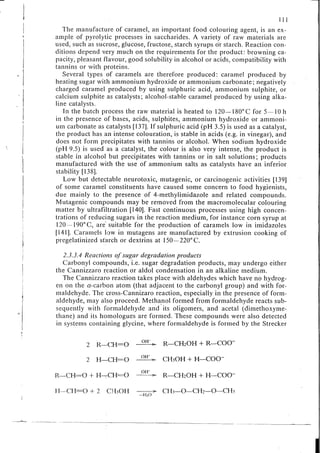 Chemical changes in food during processing