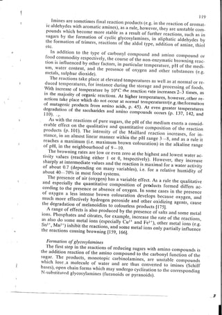 Chemical changes in food during processing
