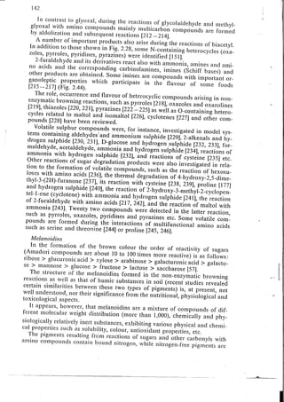 Chemical changes in food during processing