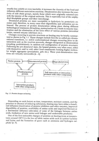 Chemical changes in food during processing