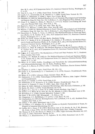 Chemical changes in food during processing