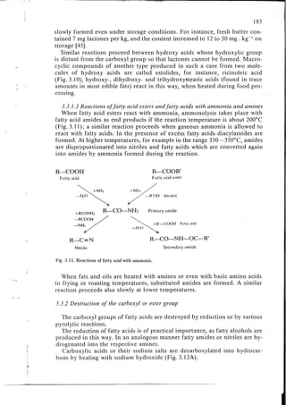 Chemical changes in food during processing