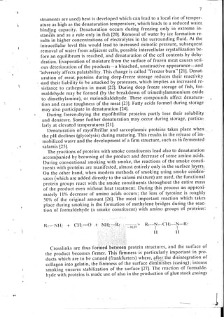 Chemical changes in food during processing