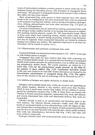 Chemical changes in food during processing