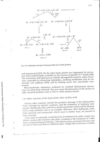 Chemical changes in food during processing