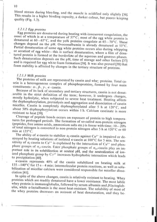 Chemical changes in food during processing