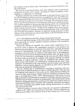 Chemical changes in food during processing
