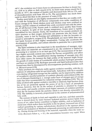 Chemical changes in food during processing