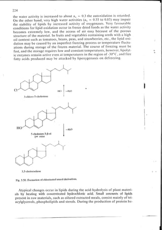Chemical changes in food during processing