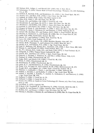 Chemical changes in food during processing