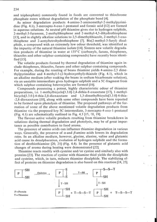 Chemical changes in food during processing