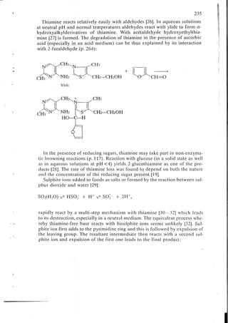 Chemical changes in food during processing