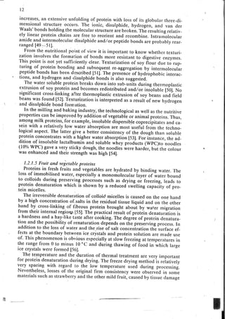 Chemical changes in food during processing