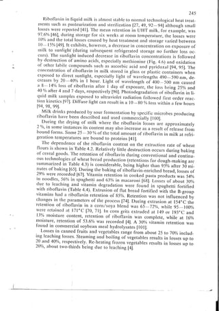 Chemical changes in food during processing