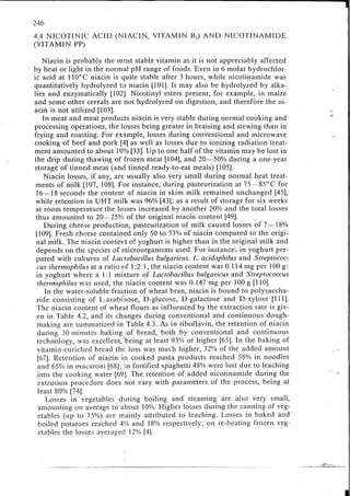 Chemical changes in food during processing