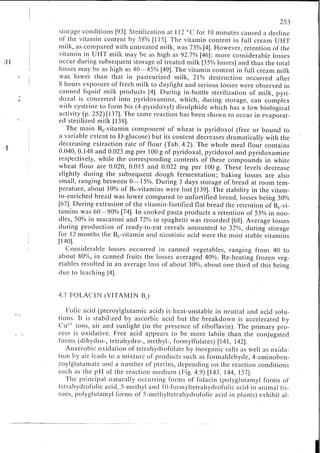 Chemical changes in food during processing