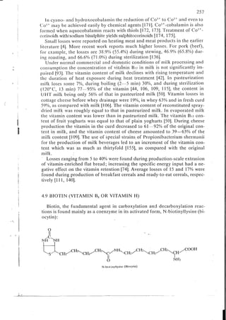 Chemical changes in food during processing