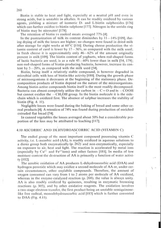 Chemical changes in food during processing