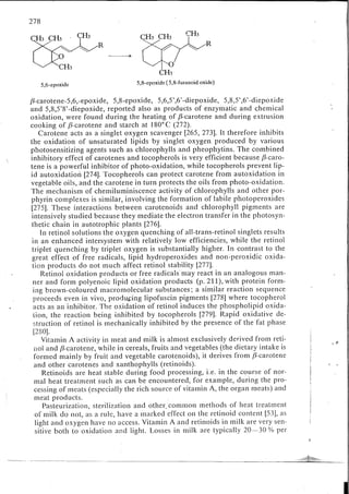 Chemical changes in food during processing