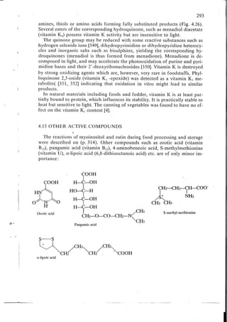 Chemical changes in food during processing
