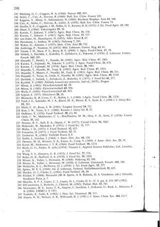 Chemical changes in food during processing
