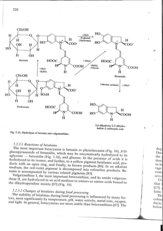Chemical changes in food during processing