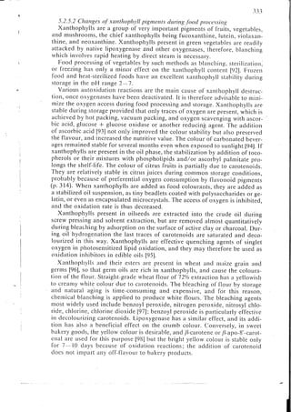 Chemical changes in food during processing