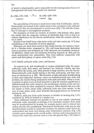 Chemical changes in food during processing