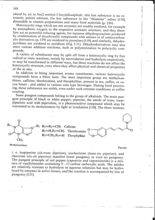 Chemical changes in food during processing
