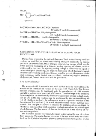 Chemical changes in food during processing