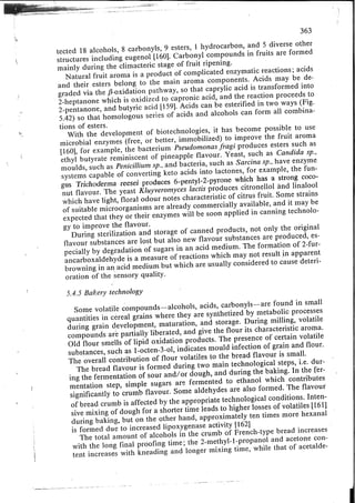 Chemical changes in food during processing