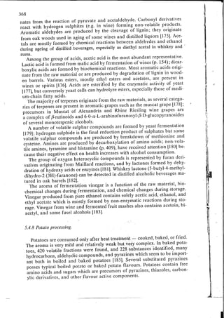 Chemical changes in food during processing