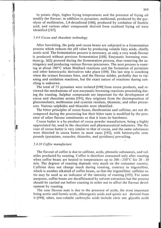 Chemical changes in food during processing