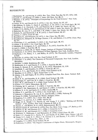 Chemical changes in food during processing