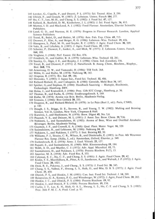 Chemical changes in food during processing