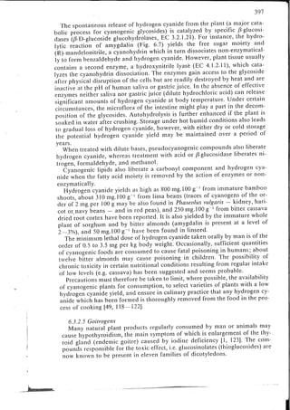 Chemical changes in food during processing
