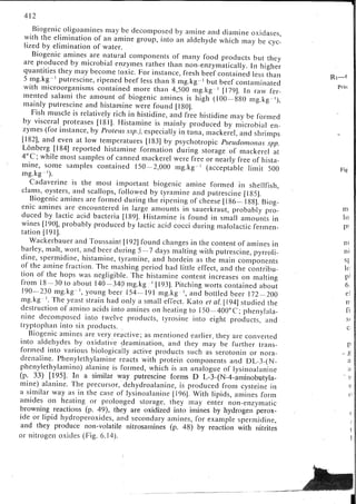 Chemical changes in food during processing