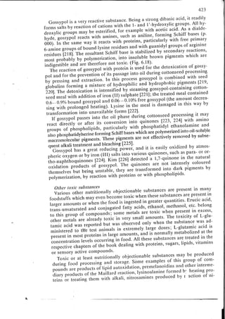 Chemical changes in food during processing
