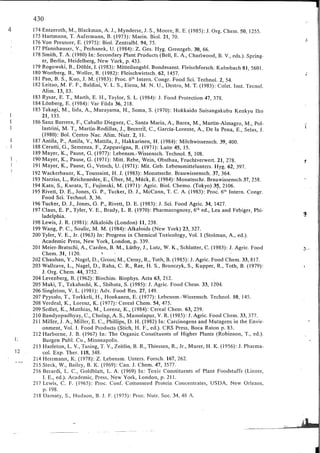 Chemical changes in food during processing