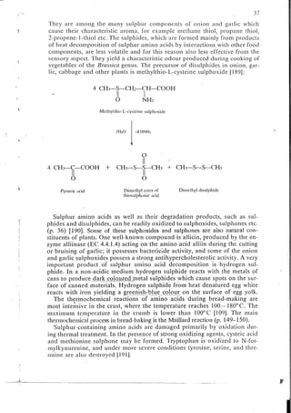 Chemical changes in food during processing