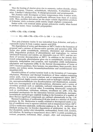 Chemical changes in food during processing
