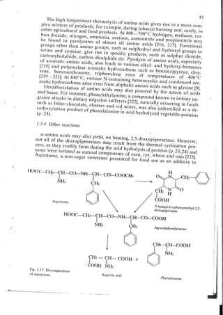 Chemical changes in food during processing