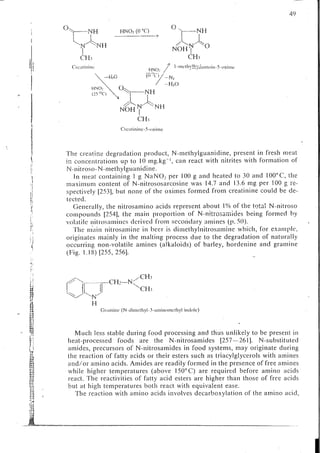 Chemical changes in food during processing