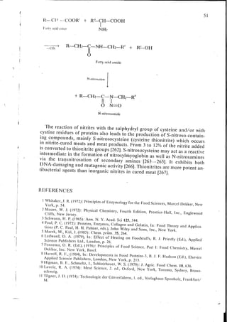 Chemical changes in food during processing