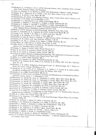 Chemical changes in food during processing