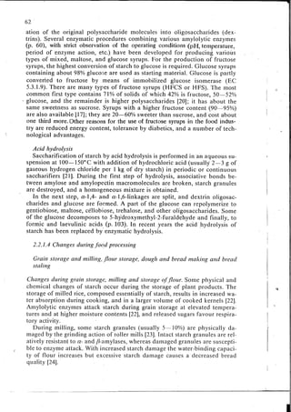 Chemical changes in food during processing