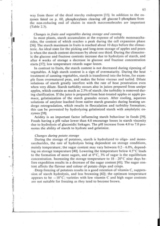 Chemical changes in food during processing