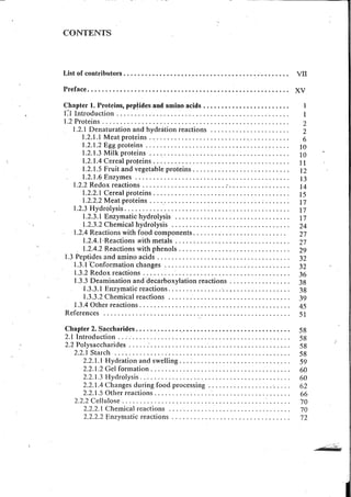 Chemical changes in food during processing