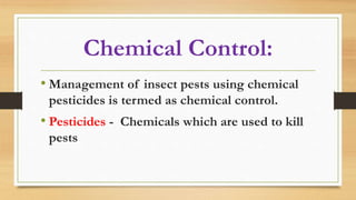 Chemical control | PPTX