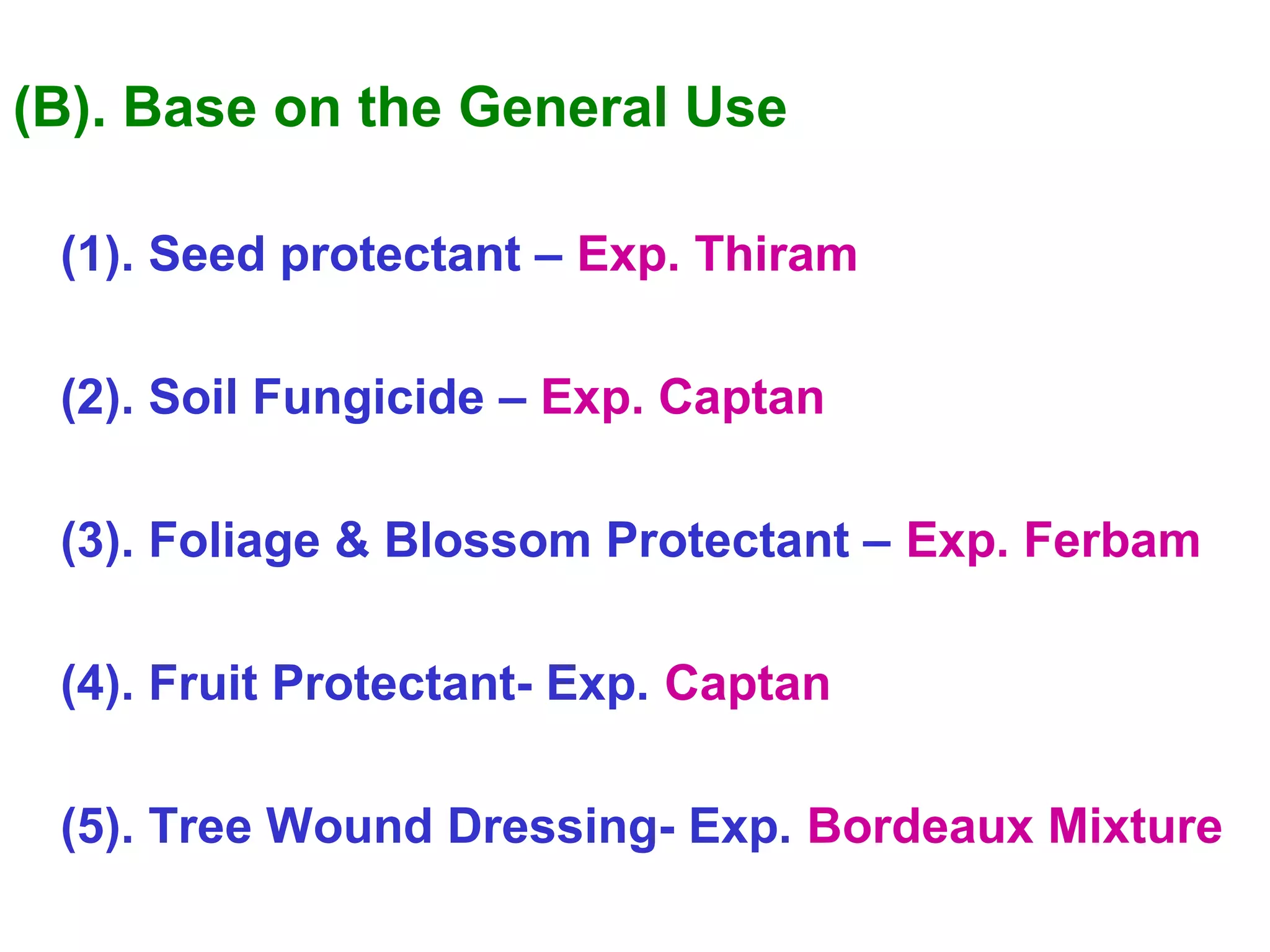Chemical control of plant disease | PPT